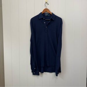Ralph Lauren Men's Dark Blue Long Sleeve Polo
